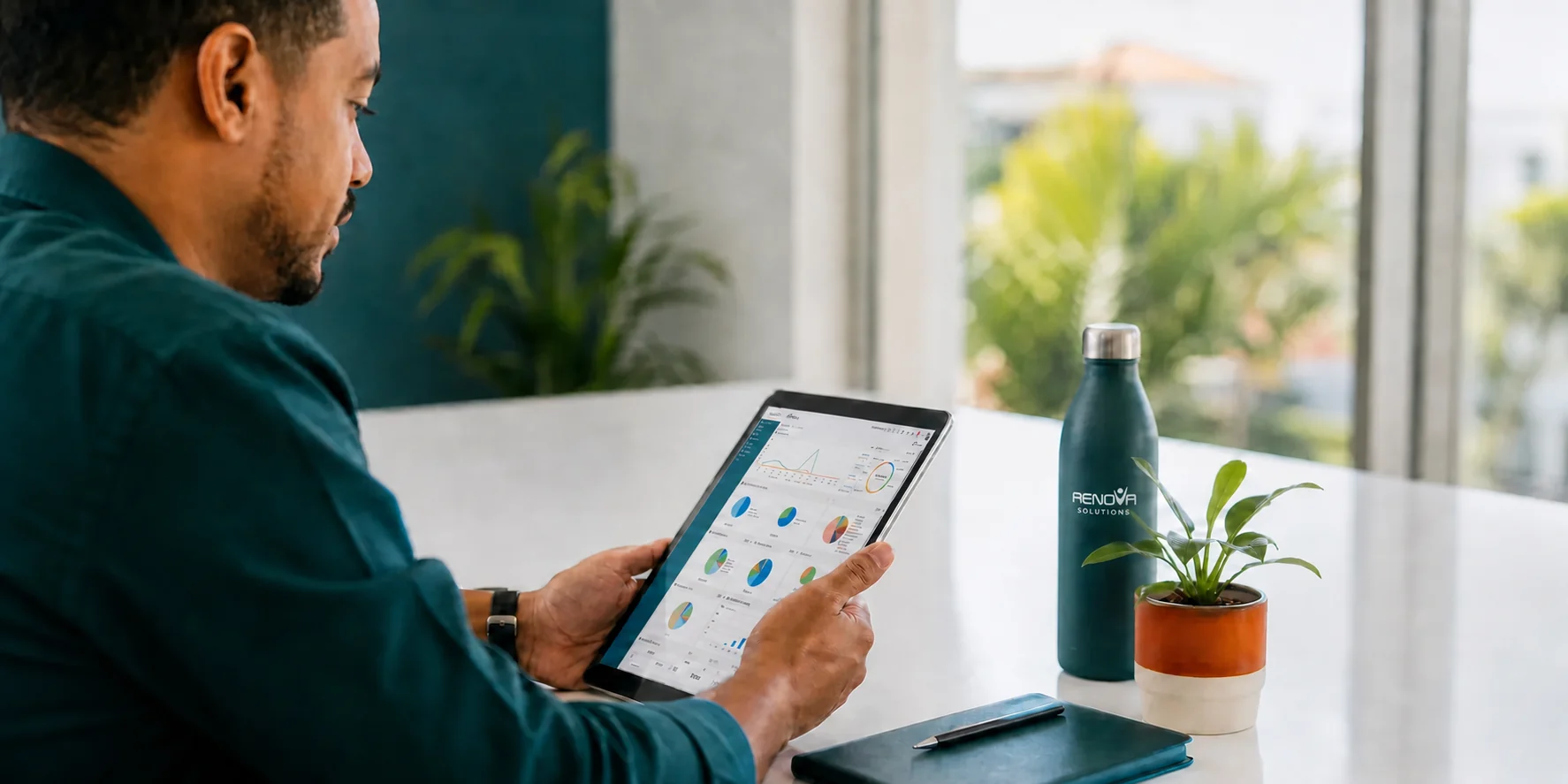 Paper-free digital workplace with sustainable everyday practices